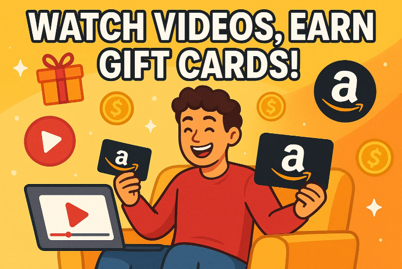Earn Amazon Gift Cards Watching Videos